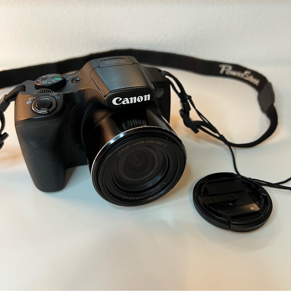 Canon PowerShot SX530 w/ bag, charger, 2 batteries